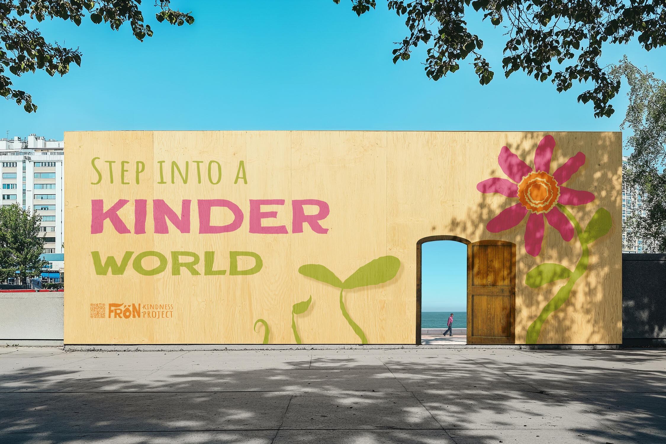 Walk-through-wall Art